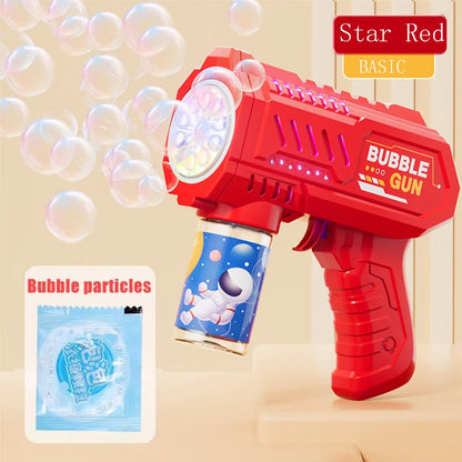 Gatling Bubble Rocket Launcher - 69 Holes with LED Lights