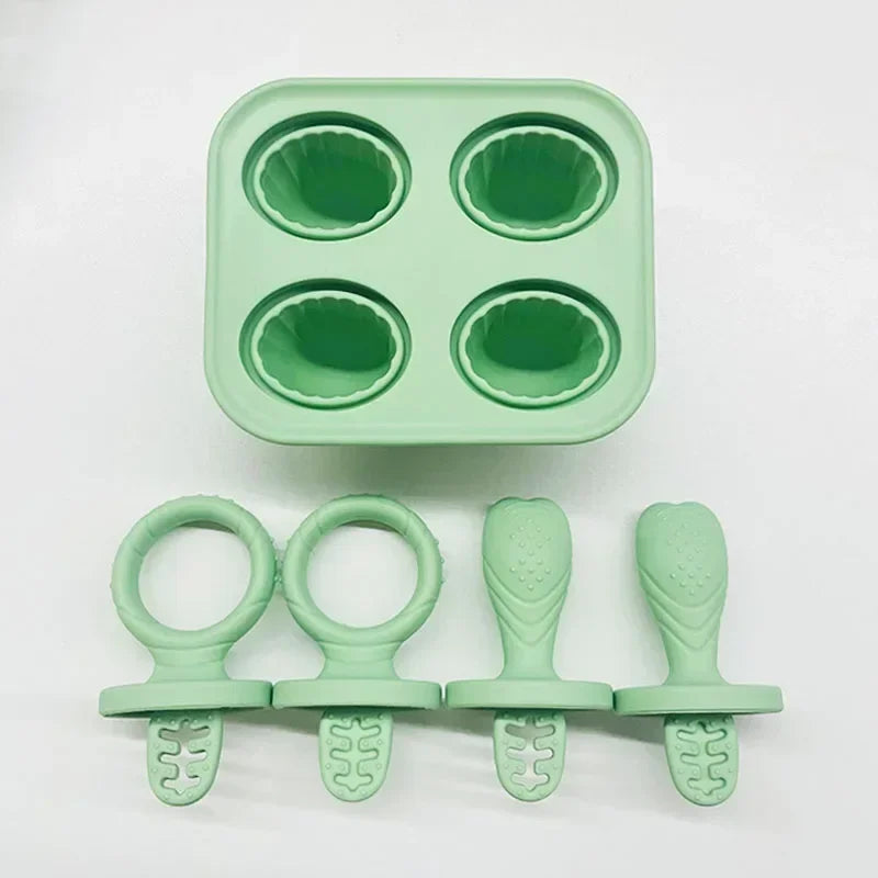 Silicone Teething Popsicle Set – Soothe ~ Snack