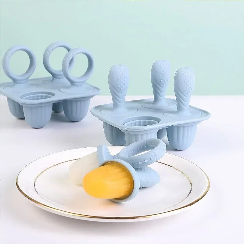 Silicone Teething Popsicle Set – Soothe ~ Snack