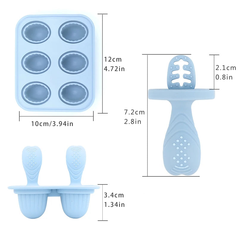 Teething &amp; Snack Popsicle Molds – Natural Relief &amp; Healthy Treats