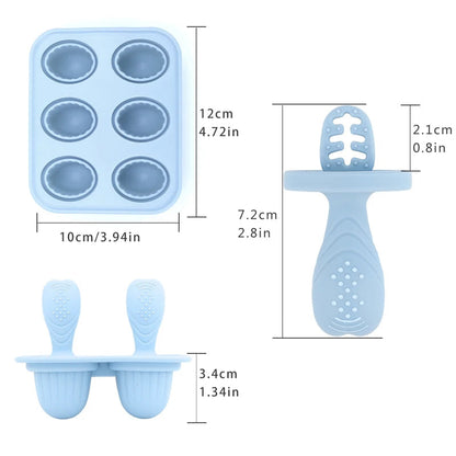 Teething &amp; Snack Popsicle Molds – Natural Relief &amp; Healthy Treats