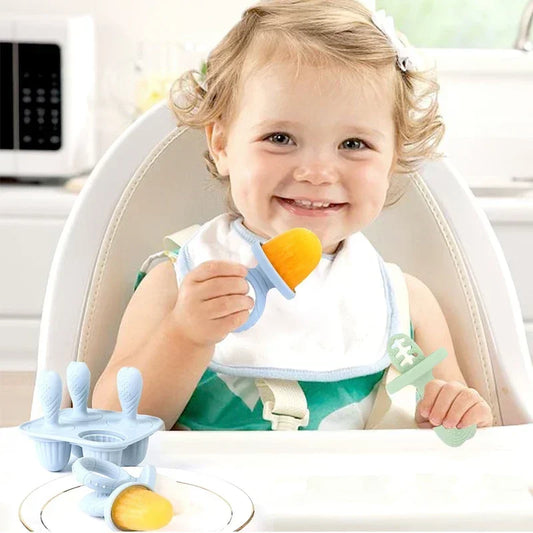 Silicone Teething Popsicle Set – Soothe ~ Snack