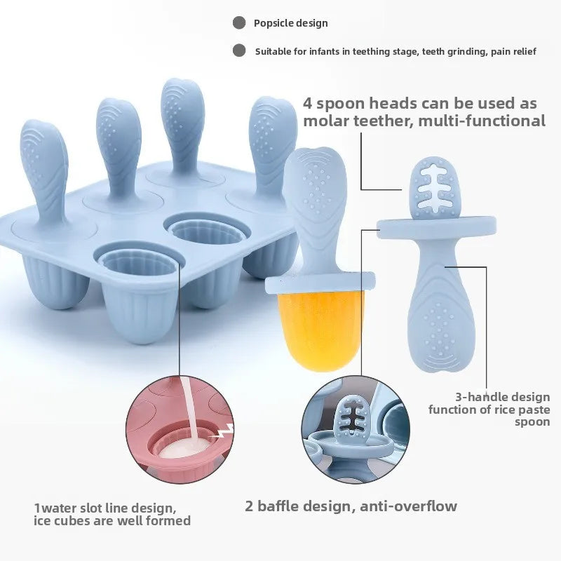 Teething &amp; Snack Popsicle Molds – Natural Relief &amp; Healthy Treats