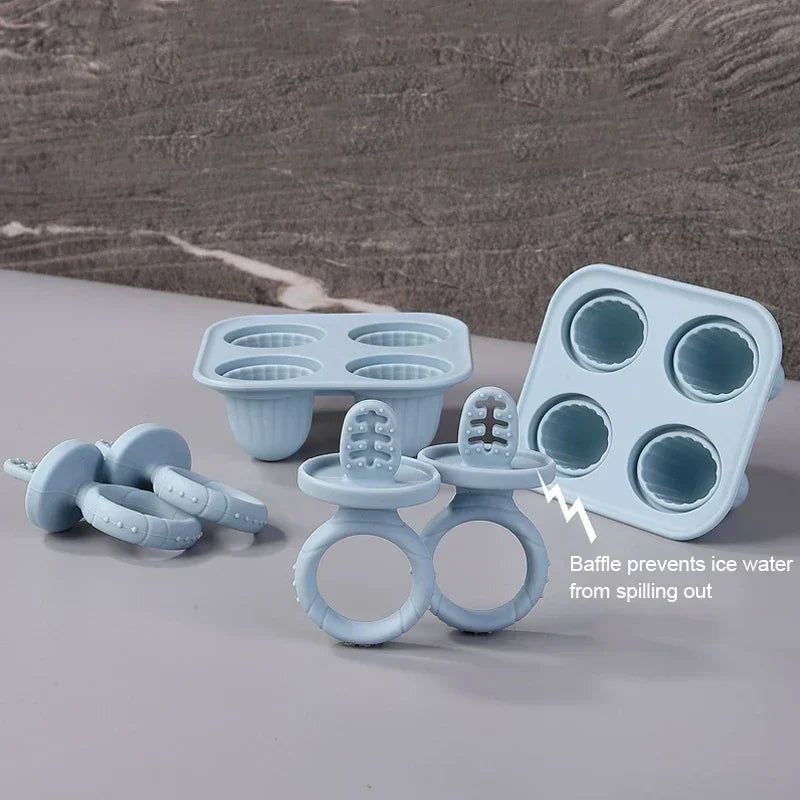 Silicone Teething Popsicle Set – Soothe ~ Snack