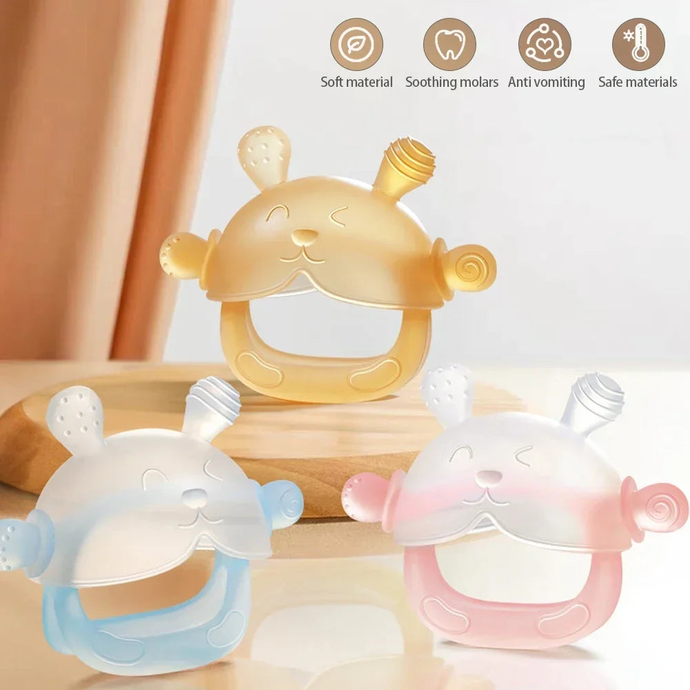 Never-Drop Wrist Teether – Secure Relief for Tiny Hands