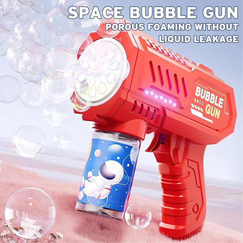 Gatling Bubble Rocket Launcher - 69 Holes with LED Lights